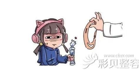 面部轮廓手术后带头套