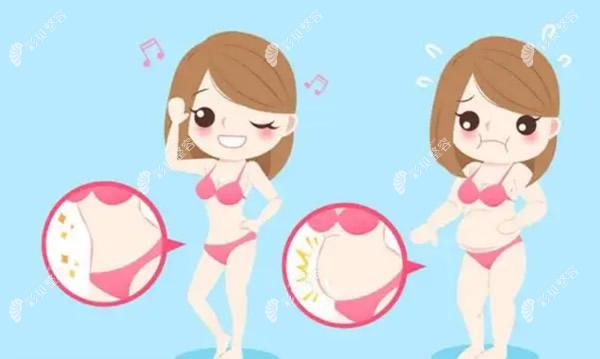 全身吸脂前后对比照片