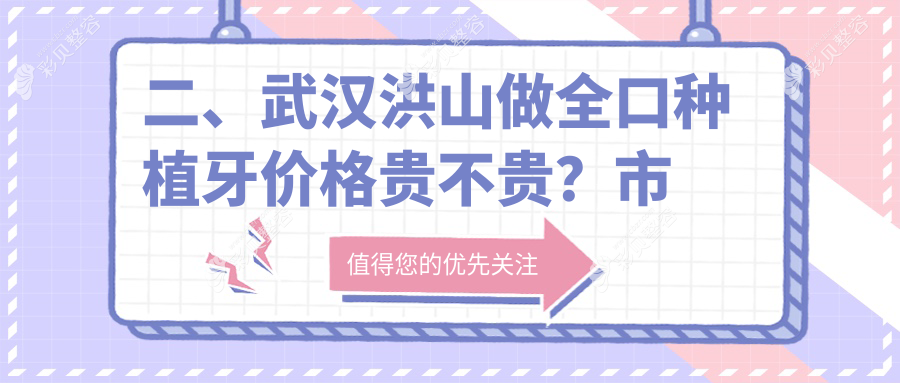 武汉洪山区全口种植牙价格揭秘，这些口腔门诊费用大比拼：晴川立康、好呀医、贝齿等十家推荐