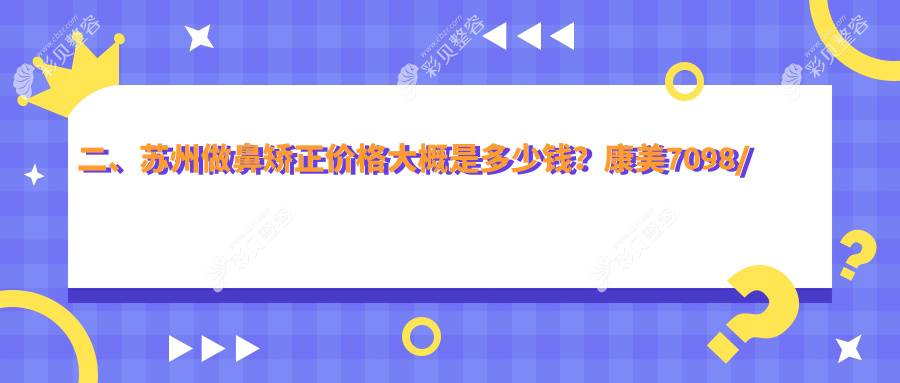 苏州鼻矫正价格揭秘：了解隆鼻失败修复费用，重塑完美鼻型指南