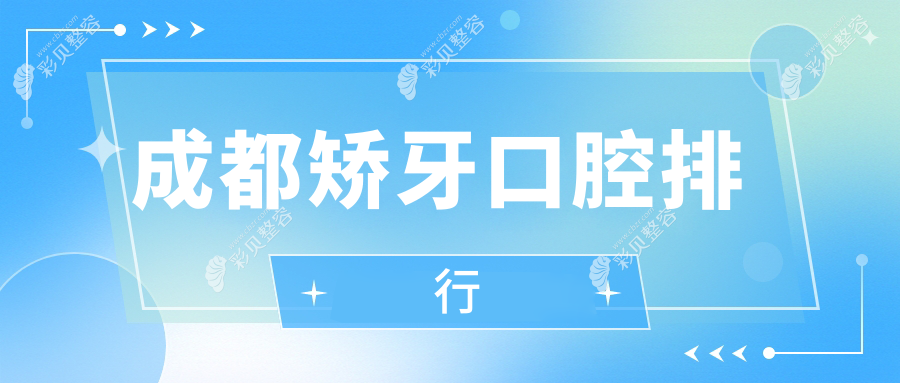 四川成都矫牙医院排名推荐 嘉仁口腔与奥展口腔备受信赖