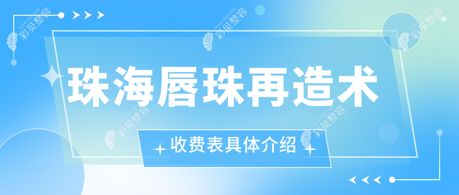 珠海唇珠再造术价格表揭秘：口角上扬仅需3000元，唇珠再造术1500元起，打造完美唇形推荐方案