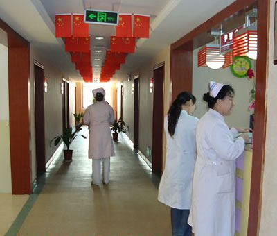 临汾市现代女子医院整形科 临汾现代女子医院走廊