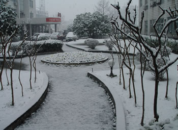 杭州富阳市妇幼保健院整形美容中心杭州富阳妇幼医院雪景