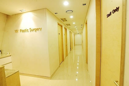 韩国101整形外科医院韩国101整形医院走廊