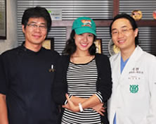 韩国丽珍整形医院模特闵志喜来访韩国丽珍整形医院