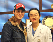 韩国丽珍整形医院艺人元基俊来访韩国丽珍整形医院