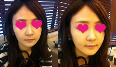 原来我也可以拍出这么可爱的照片!面部还有一点点僵硬，并随着角度的不同，脸看起来也有些差别，即使是这样我也非常喜欢自己现在的改变。
