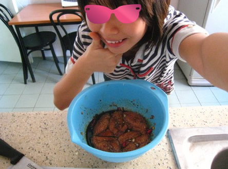 顶呱呱的腌鸡翅!
