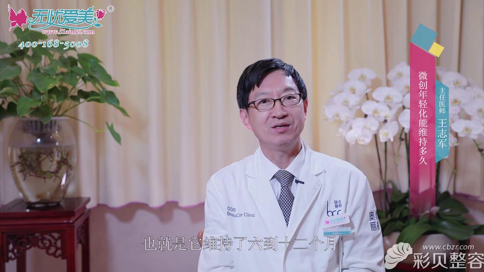 北京奥德丽格王志军讲解微创年轻化维持时间