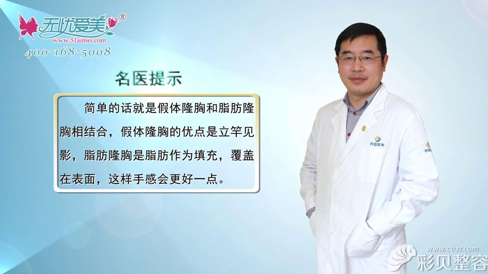 上海天大整形陈小伟讲解什么是复合隆胸手术
