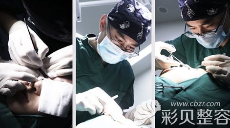 悦丽汇陈锦医生正在进行眼部整形手术