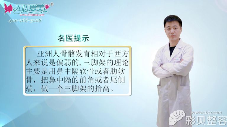 张哲剖析隆鼻中什么是三脚架理论 张哲剖析隆鼻中什么是三脚架理论