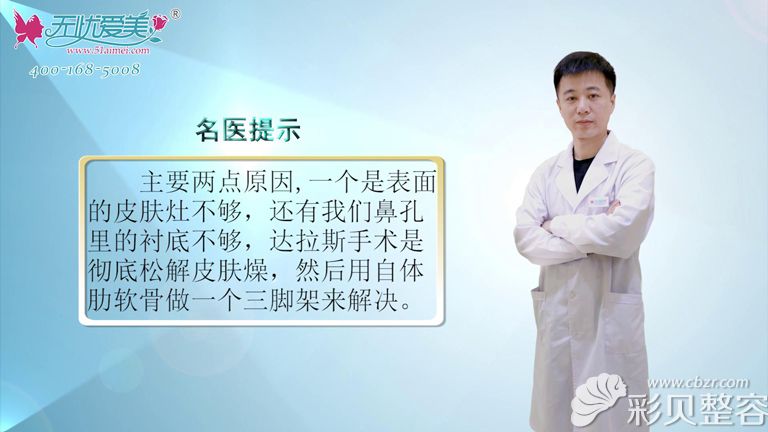 朝天鼻整形怎么做?来看视频南京鼻祖张哲医生分享矫正办法