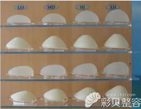 隆胸后乳房尖挺程度