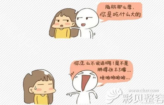 脸太胖卡通图