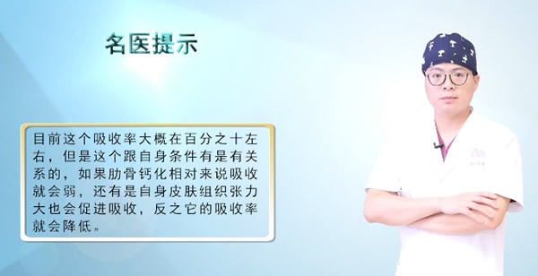 肋骨鼻吸收率是多少?唐勇医生来说说肋骨鼻三个月降低高度