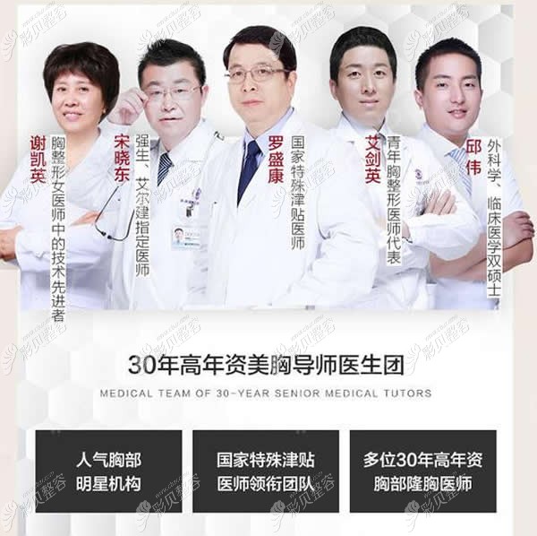 成都华美紫馨整形丰胸医生团队 成都华美紫馨整形丰胸医生团队