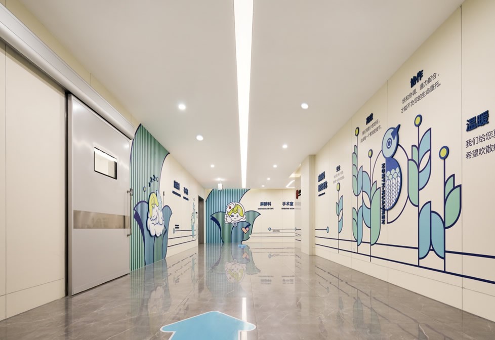 重庆北部宽仁医院整形美容科手术室走廊