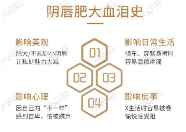 阴唇肥大带来的危害