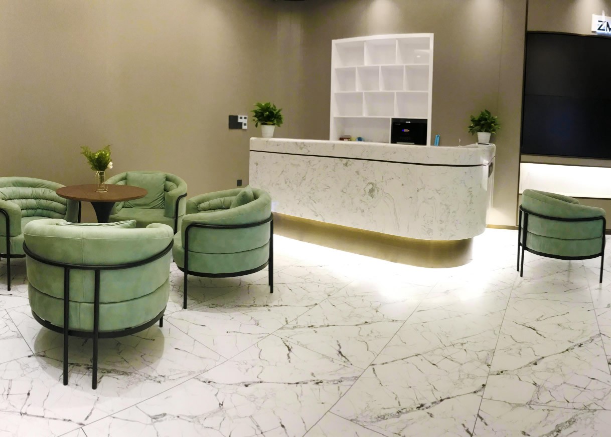 武汉新至美医疗美容门诊部大厅休息区