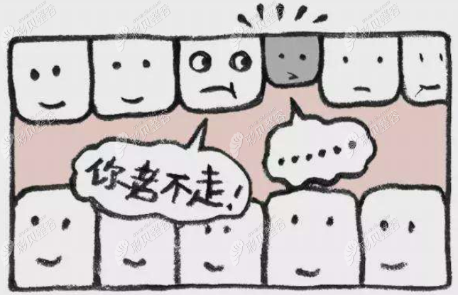 乳牙阻挡恒牙生长