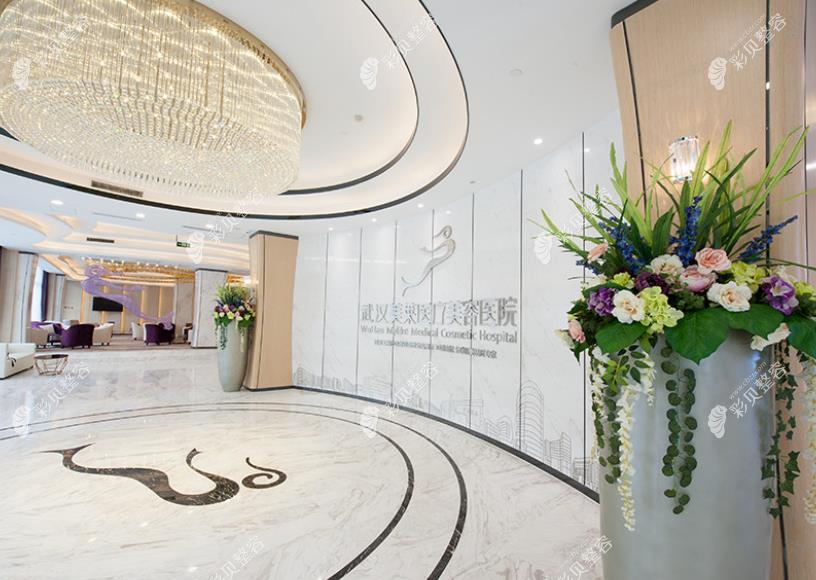 武汉美莱医疗美容医院大厅环境