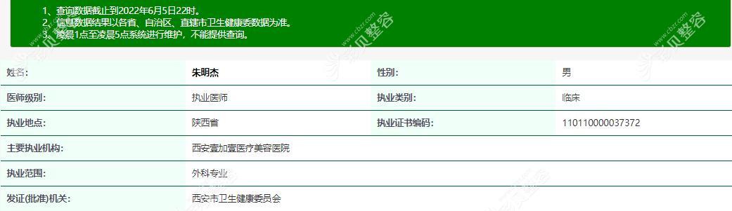 朱明杰 西安壹加壹医疗美容医院