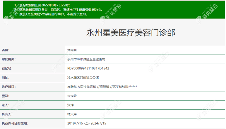 永州星美卫健委信息