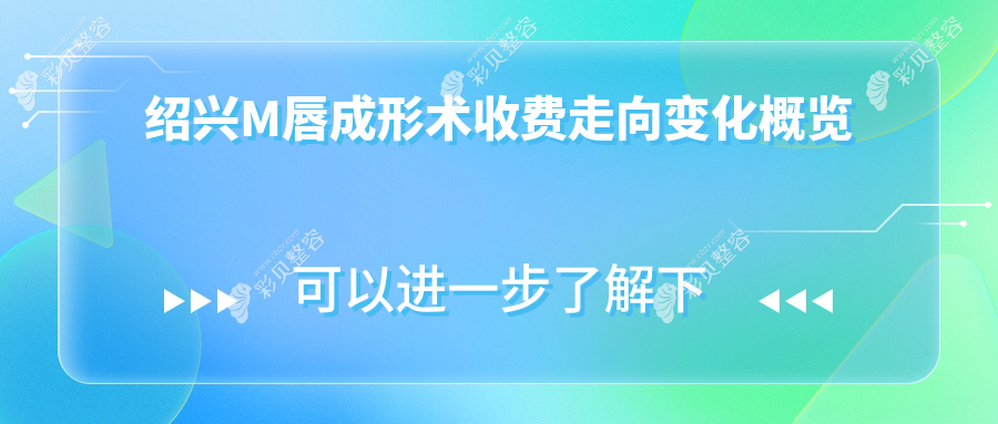 绍兴M唇成形术收费走向变化概览