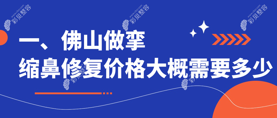 佛山挛缩鼻修复哪家强?揭秘真实收费标准与医院地址大盘点