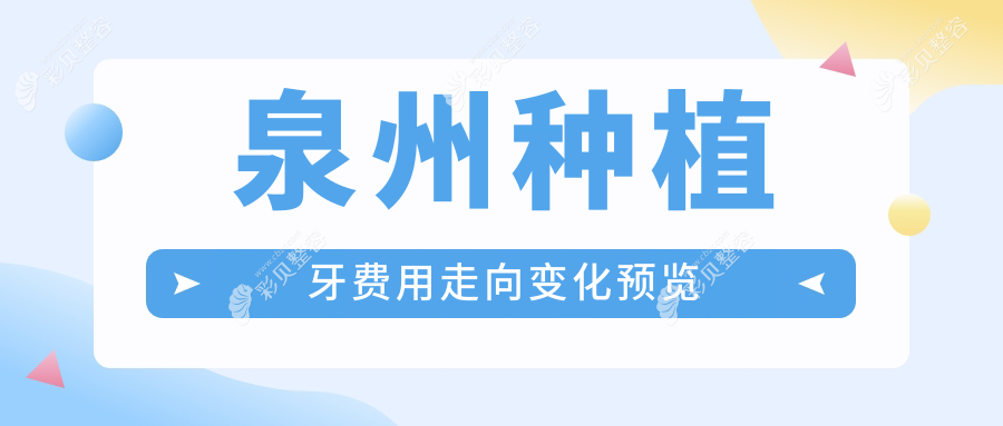 泉州种植牙费用走向变化预览